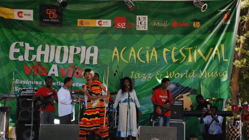 9. Actuación de Ethiocolor en el programa Ethiopia vis a vis organizado por Casa África