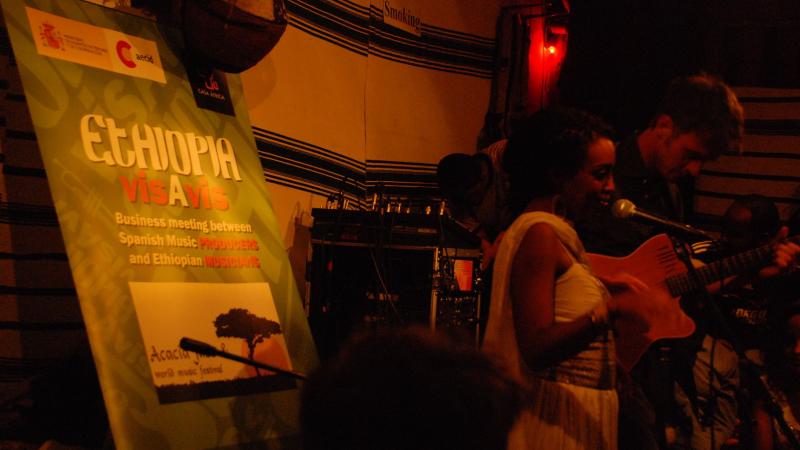 12. Actuación de Munit Mesfin & Jörg Pfeil en el programa Ethiopia vis a vis organizado por Casa África