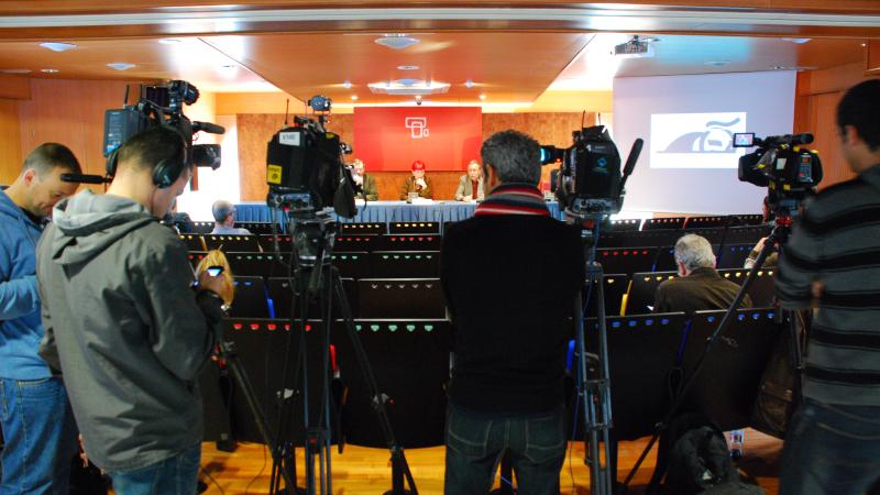 6. Medios en la Presentación del Festival de Cine de Las Palmas de Gran Canaria en Casa África