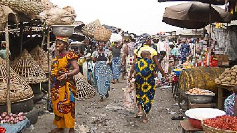7. Cotonou. Dantopka. Seccion Pollerias