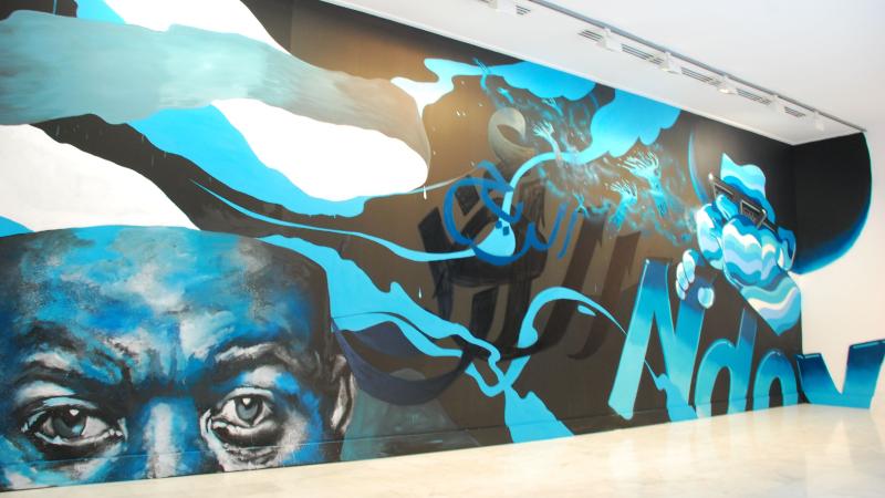 19. Montaje de la exposición Gráffica