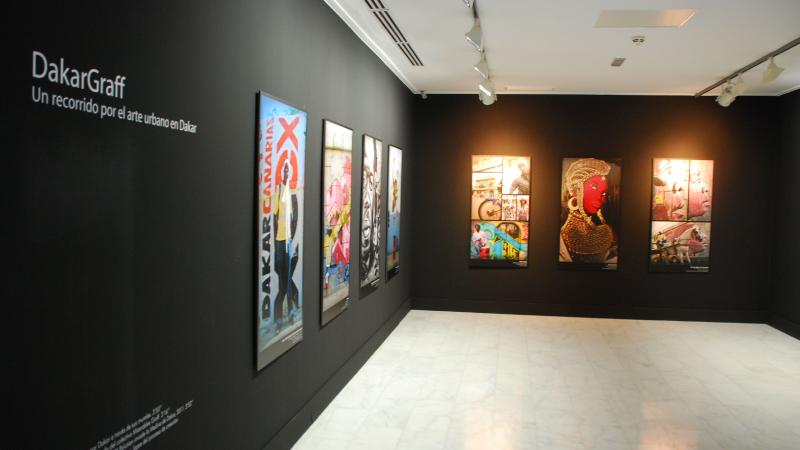 22. Salas de exposición en Casa África. Gráffica