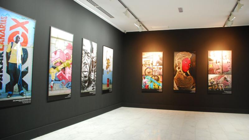 23. Salas de exposición en Casa África. Gráffica