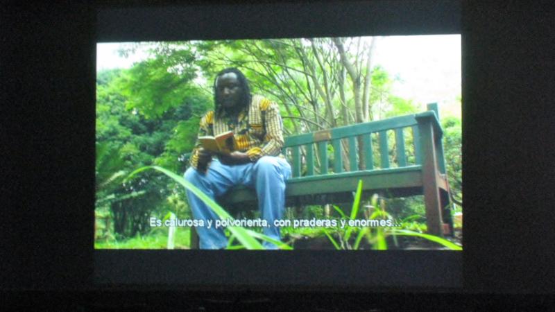 48. Proyección de Africalls?, vídeo de Waberi