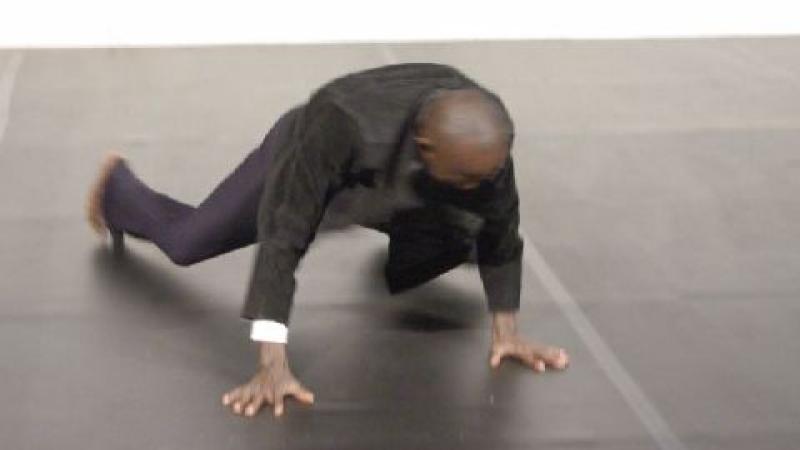 2. Ahmed Soura -bailarín de Burkina Faso- en la residencia coreográfica en La Gomera