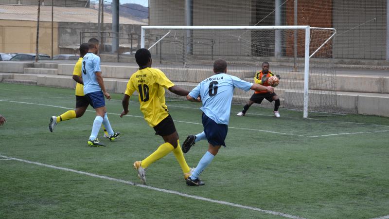 37. Partido entre Argelia y Santo y Príncipe en la Copa África del Torneo África Vive