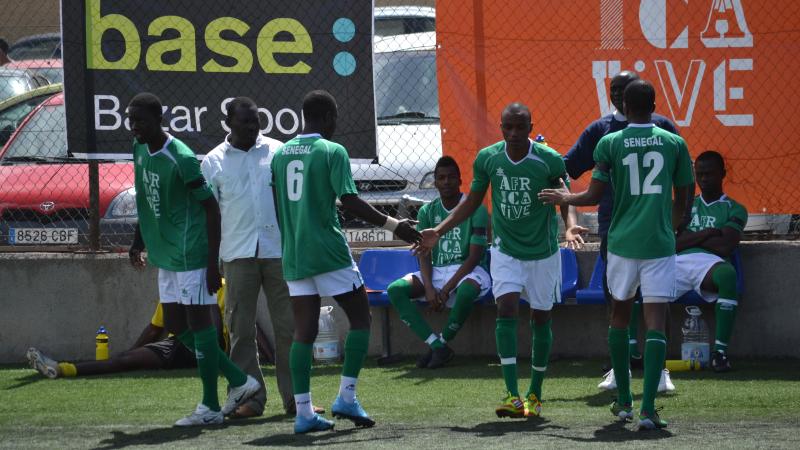 52. Partido entre Senegal y Santo Tomé y Príncipe en la Copa África del Torneo África Vive