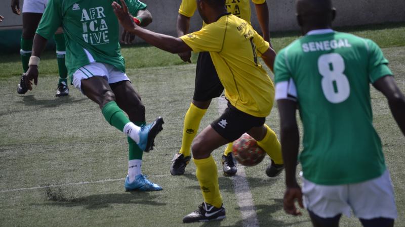 54. Partido entre Senegal y Santo Tomé y Príncipe en la Copa África del Torneo África Vive