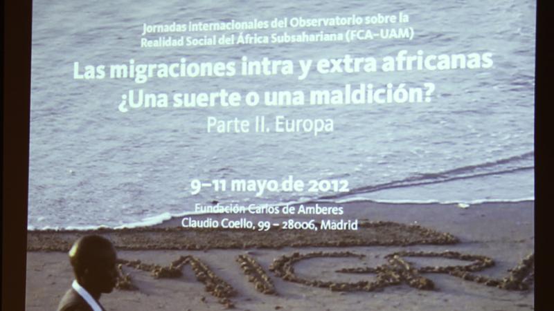 2.  Jornadas internacionales: Las migraciones de África a Europa. ¿Una suerte o una maldición?