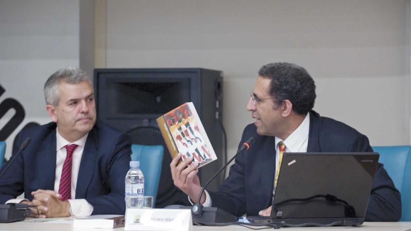 29. Intervención de Cheikh Mbacké Diop (profesor universitario e hijo del autor) en Casa Árabe