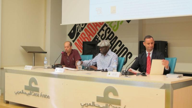12. Alain Mabanckou en Casa Árabe en Madrid con el programa de Literatura Letras Africanas de Casa África
