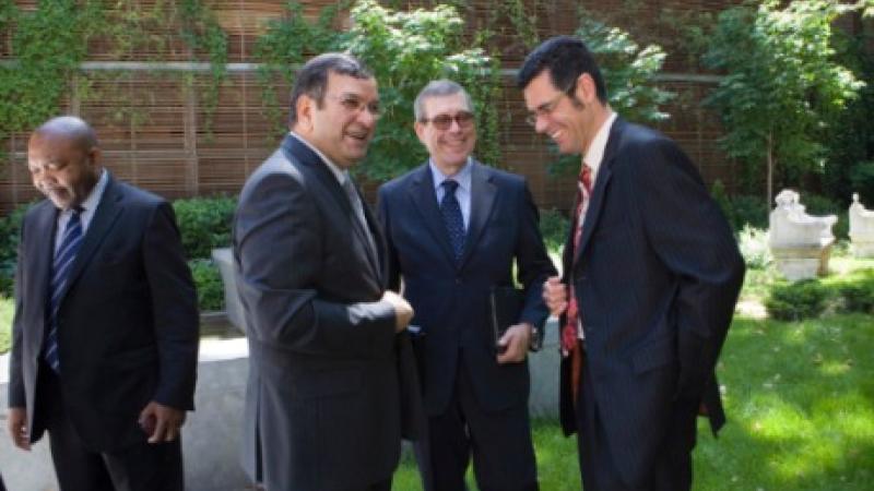 31. Reunión del Consejo Diplomático de Casa África en Madrid, en el centro D. Santigo Martínez-Caro (Director General de Casa África)