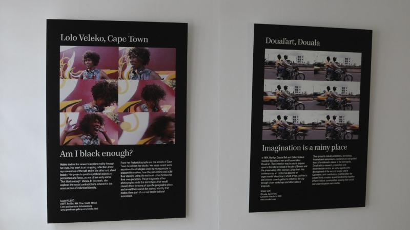 1. Exposición-proyecto audiovisual  Africalls? en la Fundación Nubuke en Accra (Ghana)