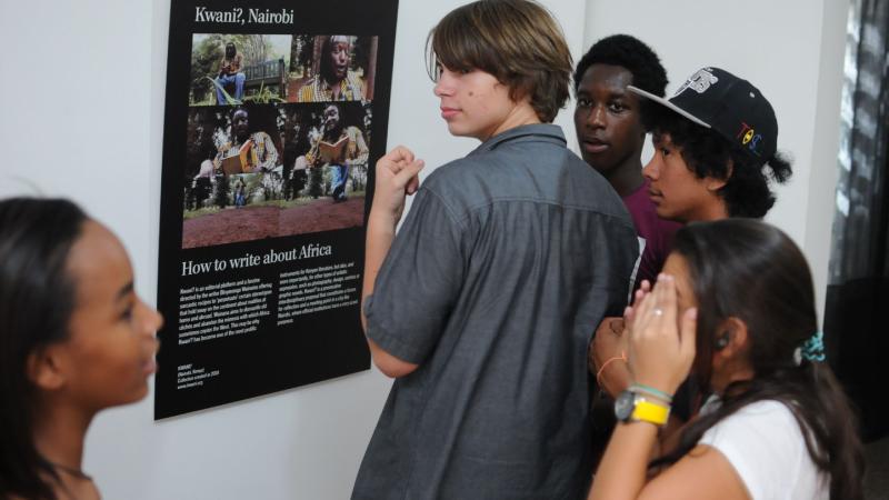 8. Exposición-proyecto audiovisual  Africalls? en la Fundación Nubuke en Accra (Ghana)