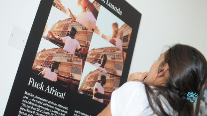 9. Exposición-proyecto audiovisual  Africalls? en la Fundación Nubuke en Accra (Ghana)