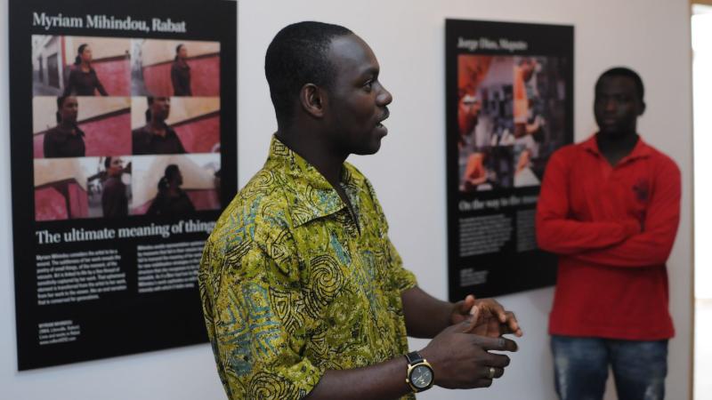 11. Exposición-proyecto audiovisual  Africalls? en la Fundación Nubuke en Accra (Ghana)