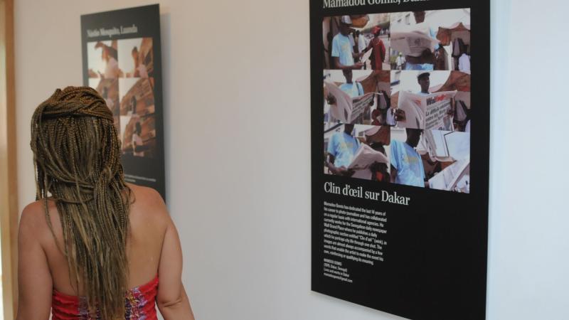 13. Exposición-proyecto audiovisual  Africalls? en la Fundación Nubuke en Accra (Ghana)