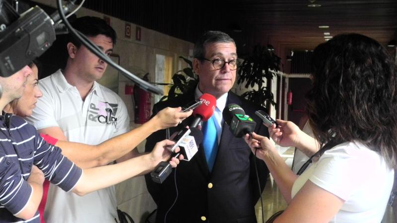 10. Declaraciones de Santiago Martínez-Caro (Director General de Casa África) tras la reunión con Beatriz Barrera (Presidenta de la ZEC)