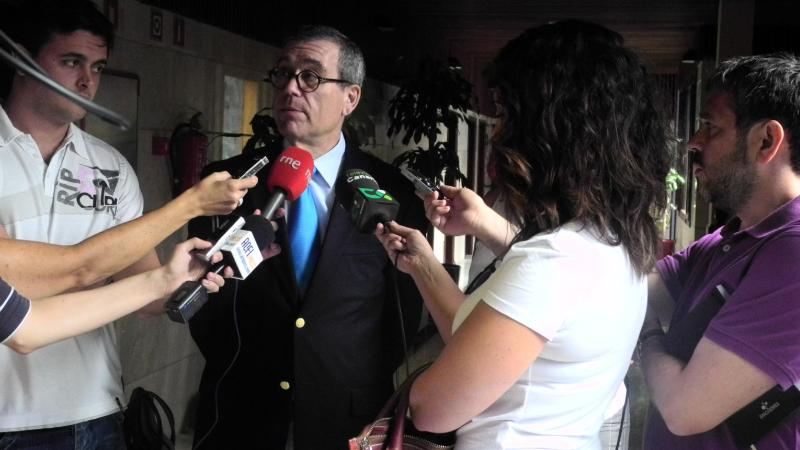 11. Declaraciones de Santiago Martínez-Caro (Director General de Casa África) tras la reunión con Beatriz Barrera (Presidenta de la ZEC)