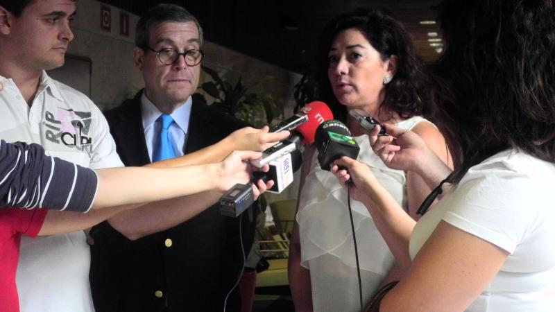 12. Declaraciones de Beatriz Barrera (Presidenta de la ZEC) tras la reunión con antiago Martínez-Caro (Director General de Casa África)
