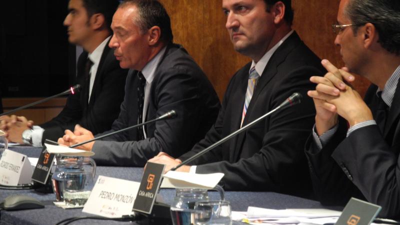 3. Mesa de presentación del Encuentro de Operadores Turísticos Canarias - Marruecos en Casa África