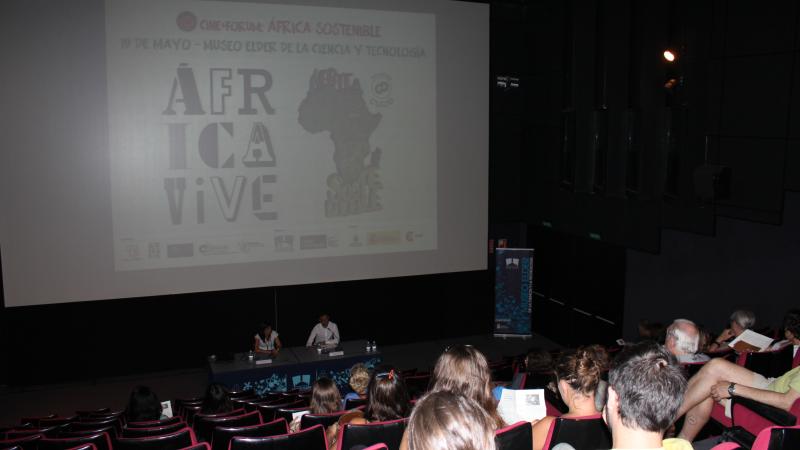 3. Imágenes del Ciclo de Cine Forum, África Sostenible en Las Palmas de Gran Canaria