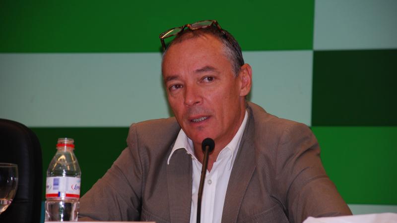 5. Imagen de Luis Padilla, Secretario General de Casa África, en la presentación del Congreso