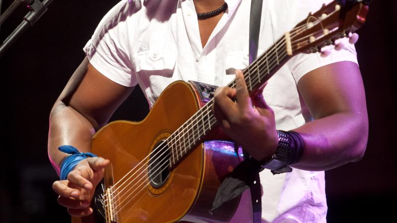 20. Actuación de Blick Bassy en el Festival de Jazz en Las Palmas de Gran Canaria