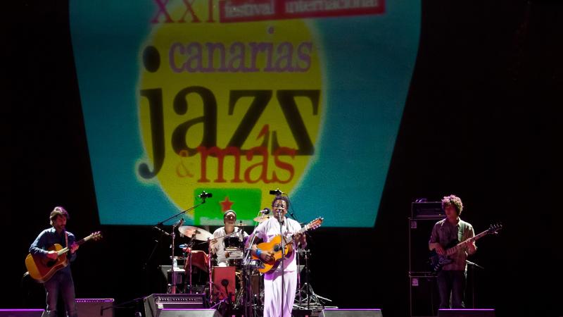22. Actuación de Blick Bassy en el Festival de Jazz en Las Palmas de Gran Canaria