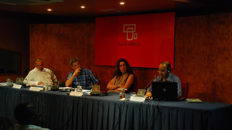 10. Intervención de Hassen Boubakri -Profesor de geografía de la Universidad de Susa y Rafael Bustos, profesor de relaciones internacionales de la Universidad Complutense de Madrid-