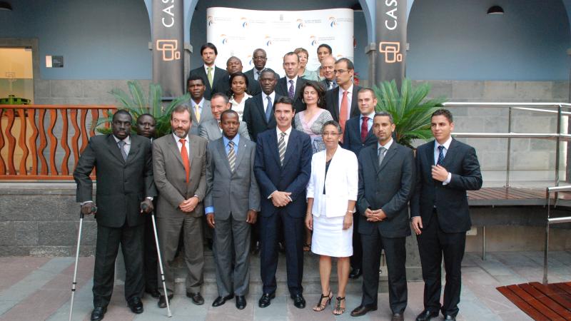 2. Imagen de los participantes a la I Reunión del Espacio Atlántico Euroafricano celebrada en Casa África