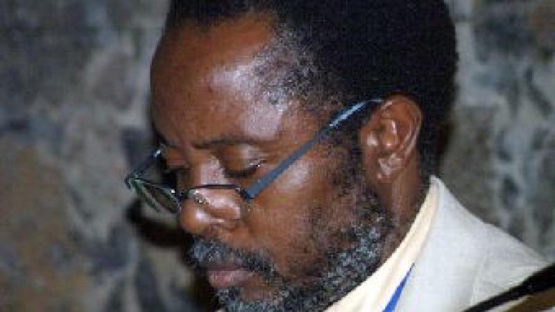 15. Imagen de Justo Bolekia (Guinea Ecuatorial) en su participación en el SILA, 2009