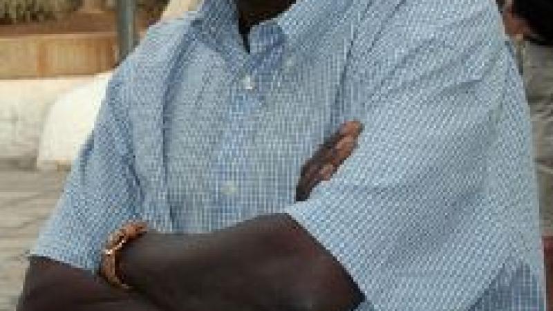 22. Imagen de Amadou Ndoye (Senegal) en su participación en el SILA, 2009