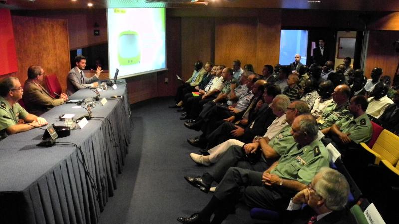 7. Imagen de la asistencia a la conferencia Diplomacia Pública y Seguridad. Las Fuerzas Armadas como vector de la Marca España, 2012, en Casa África