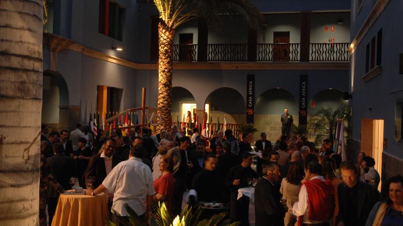 29. Imágenes de la inauguración pública de la exposición 3+3, África Plural en la sede de Casa África