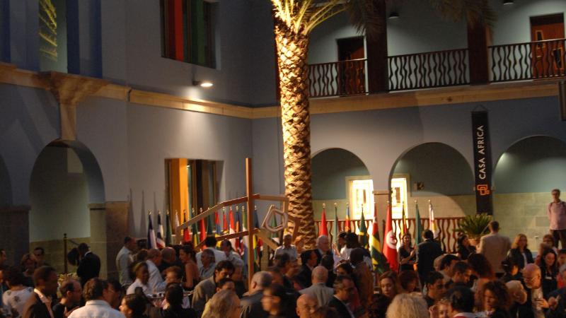 32. Imágenes de la inauguración pública de la exposición 3+3, África Plural en la sede de Casa África
