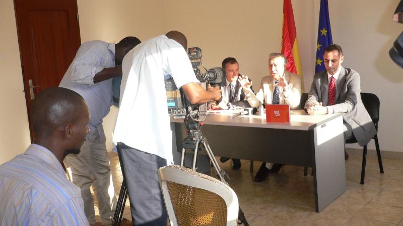 56. Acto de presentación de la exposición 3+3, África Plural en Guinea Bissau
