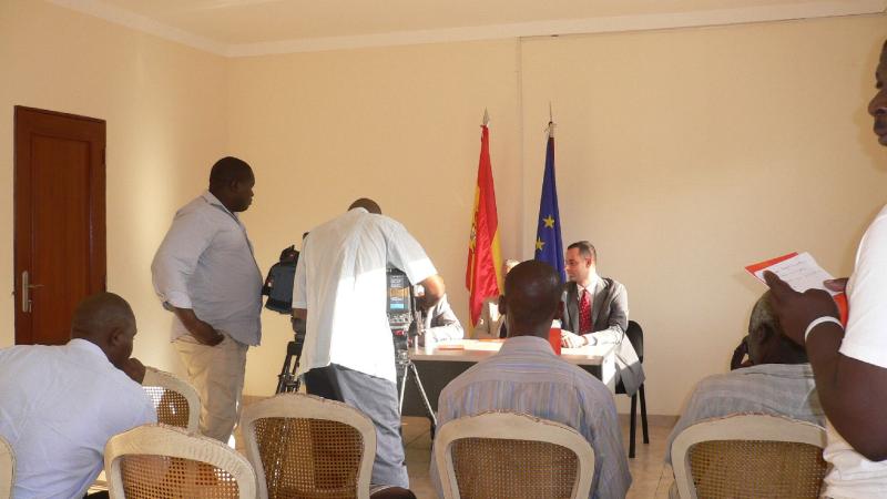 57. Acto de presentación de la exposición 3+3, África Plural en Guinea Bissau