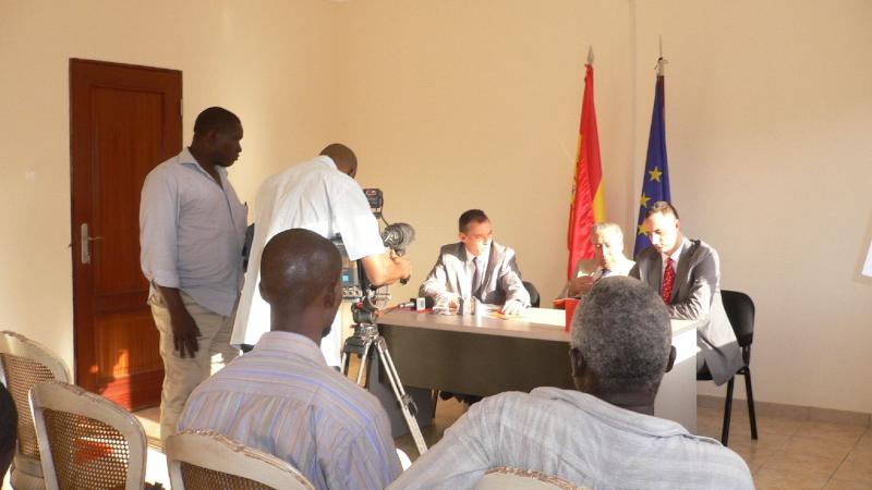 59. Acto de presentación de la exposición 3+3, África Plural en Guinea Bissau