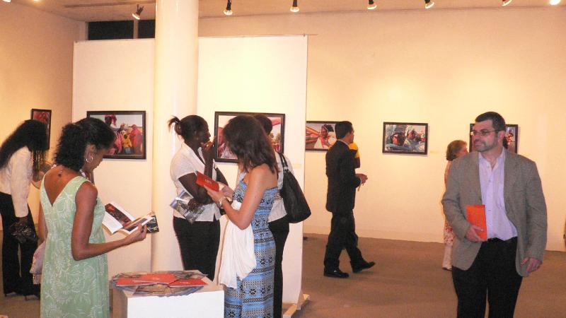 61. Inauguración de Acto de la exposición 3+3, África Plural en Guinea Bissau
