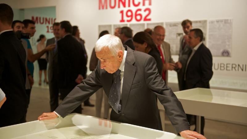 7.  Inauguración de la exposición Munich 1962, El 'contubernio' de la concordia en el Centro de Arte Contemporáneo Juan Ismael, Fuerteventura