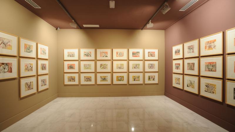 25. Imagen de la exposición en Casa África AEA Tubab: ¿África es así, m’zungu?, 2008