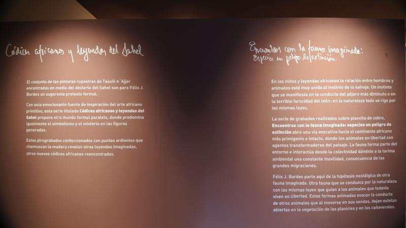 26. Imagen de la exposición en Casa África AEA Tubab: ¿África es así, m’zungu?, 2008
