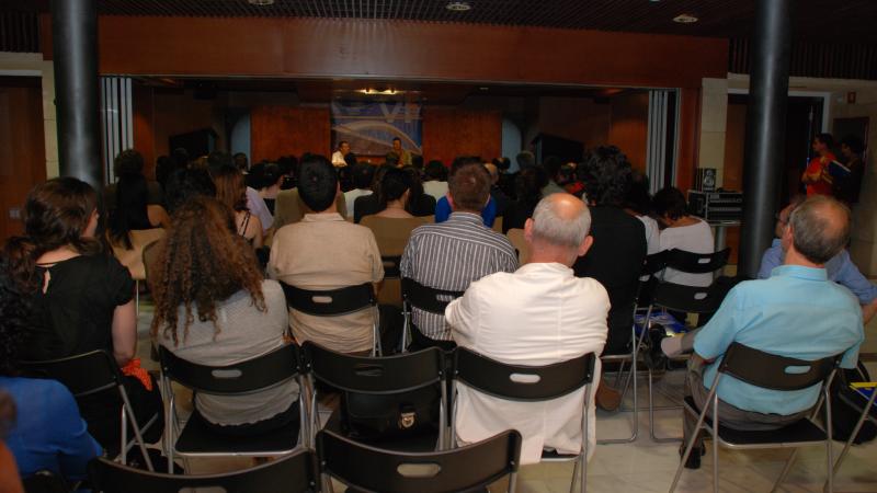 7. Imagen de las presentaciones de VI Congreso de Estudios Africanos en el Mundo Ibérico (2008), en Casa África