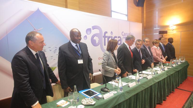 5. Imagen de la presentación de Africagua en Fuerteventura, 2012