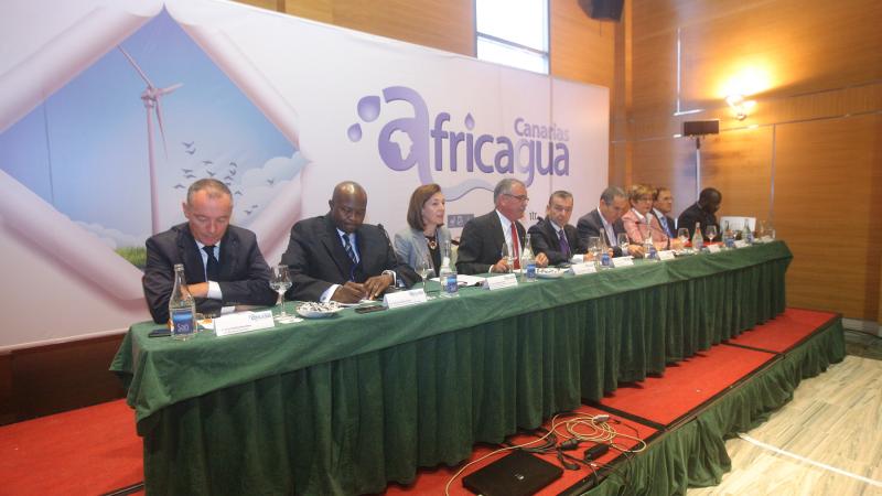 6. Imagen de la presentación de Africagua en Fuerteventura, 2012