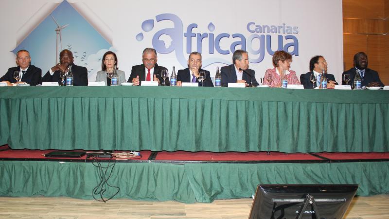 12. Imagen de la presentación de Africagua en Fuerteventura, 2012