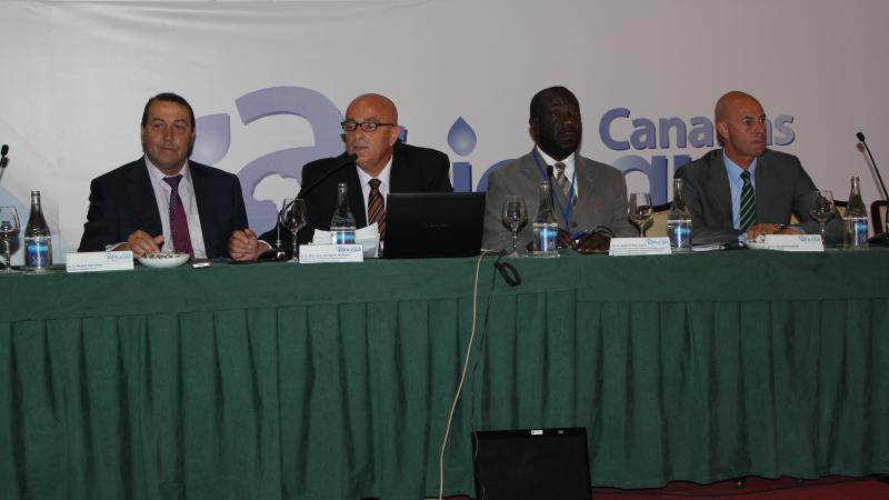 14. Imagen de la presentación de Africagua en Fuerteventura, 2012