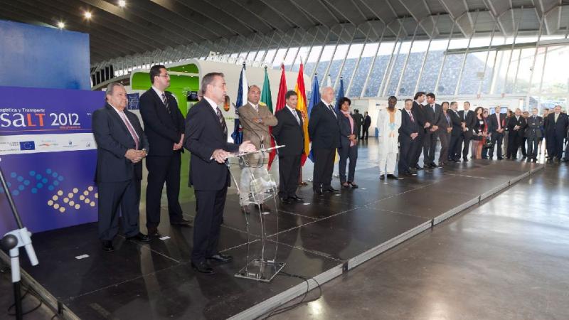 5. Imagen de la inaguración de SALT 2012: III Salón de la Logística y el Transporte