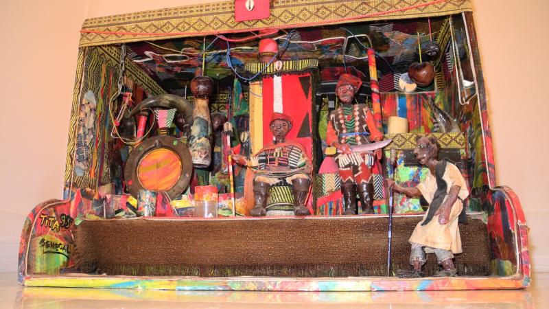 5. Imagen de Telas de luz. Exposición de la colección de arte africano contemporáneo de la Galería Saro León en Casa África